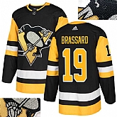 Penguins #19 Brassard Black Glittery Edition Adidas Jersey,baseball caps,new era cap wholesale,wholesale hats